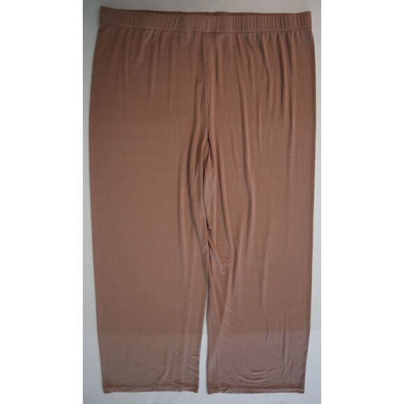 SKIMS 158973 Women's Plus Sz 3XL Sienna Brown Soft Sleepwear Lounge Pants - Picture 1 of 6